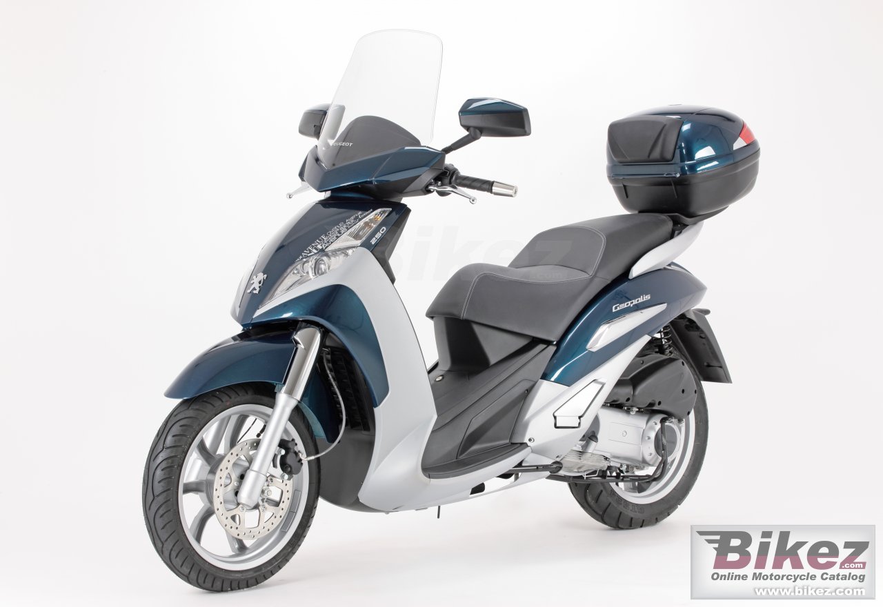 Big Peugeot geopolis 250 picture and wallpaper from Bikez.com